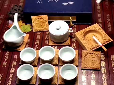 80《茶之道客之礼》之五福临门篇品名五福临门茶礼套