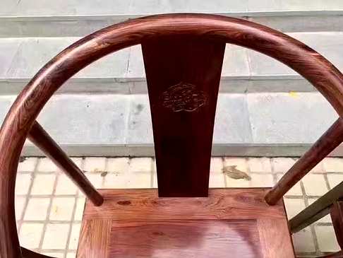 清末制作海黄圈椅回流货性价比超高3件套76斤比现代的重十几二十斤海