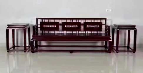 赞比亚血檀沙发八件套尺寸三人座1866082大茶几1188055
