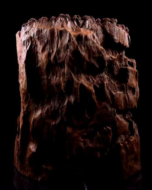 品名《飞瀑仙子》66材质古沉木红樁规