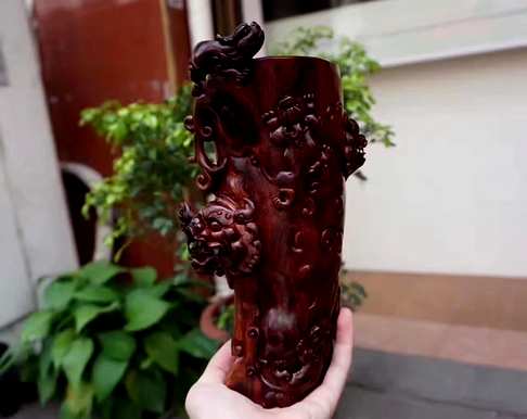 海黄紫油梨摆件品名帝王杯尺寸重量232-125-9074