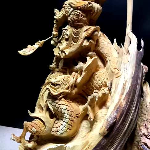 2999AZ御龙关公龙为百鳞之长像征祥瑞是中华民族最具代表性的传统