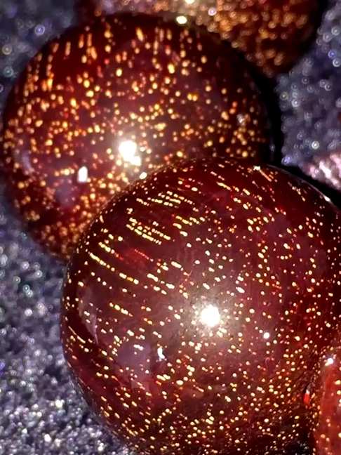 收藏酒红色老料20-12颗大爆星孤品超级爆星结缘价AZ5588出