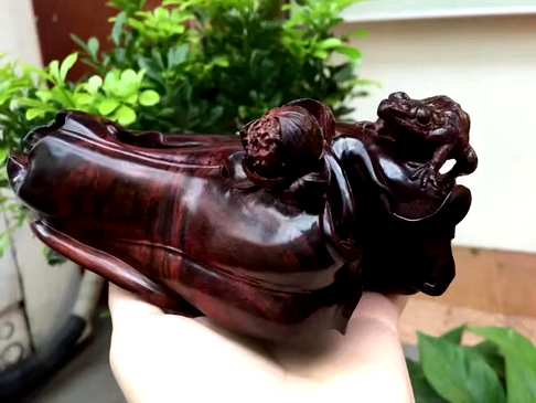 海黄紫油梨摆件特价7000元品名荷趣尺寸重量18*10.5