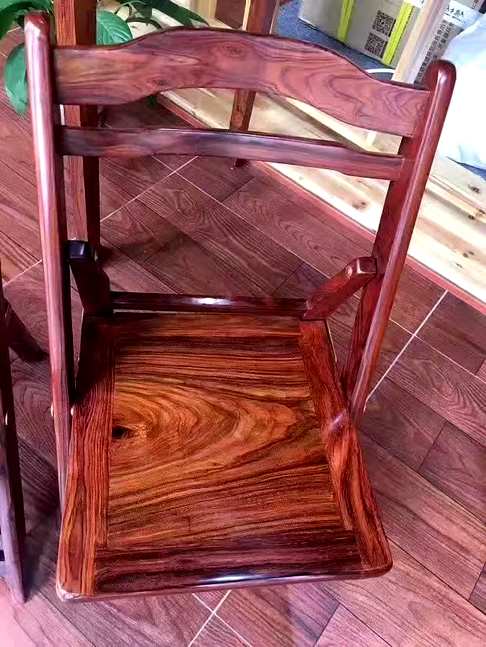 海南老物件一对小折叠椅老件翻新品相很完整66666元高60