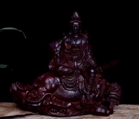 小叶紫檀文殊菩萨是大智慧的象征能开发智慧提高悟性尤其能