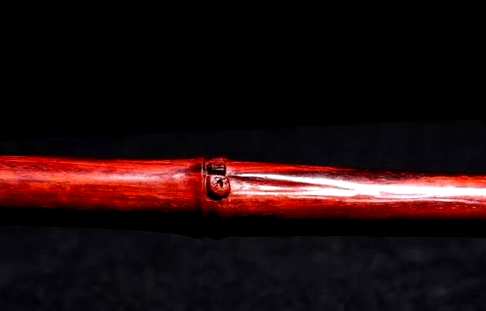 印度小叶紫檀知足寿杖高密老料 名家手工 规格直径23mm 长900mm
